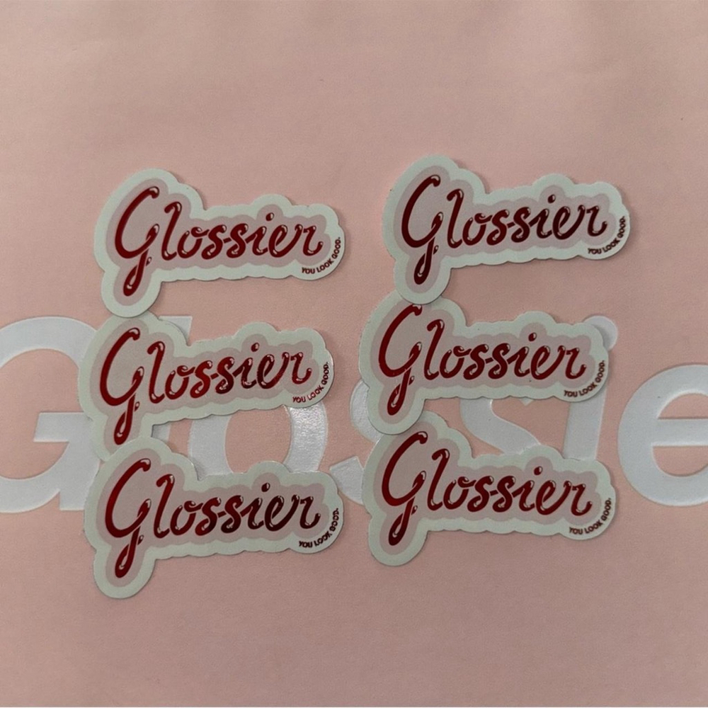 Glossier you look good sticker x 6 nwt - Picture 2 of 2